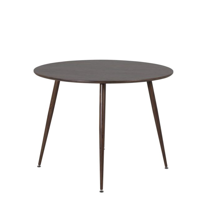 Ümar söögilaud Plaza 100 cm Pähkel