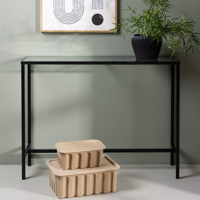 Konsoollaud must Dipp 100x30 cm