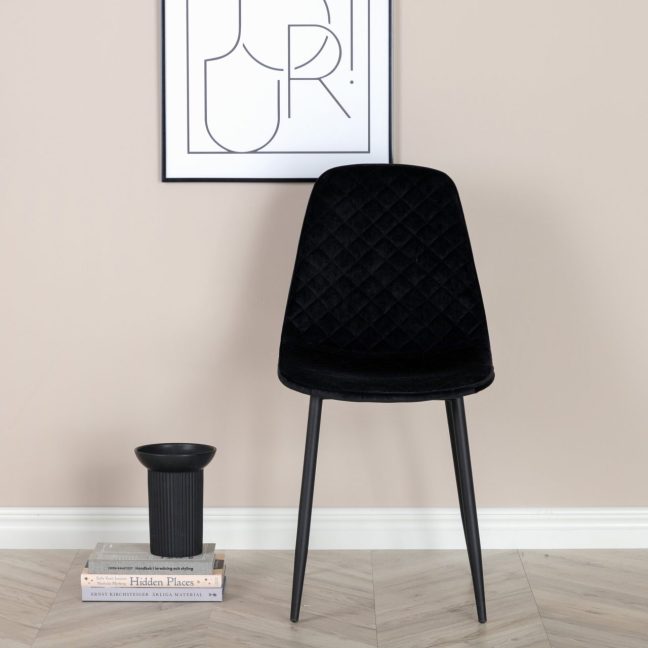 Söögitoolid must Polar 2tk 53 x 88 x 46 cm