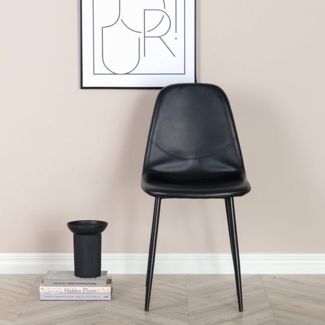 Söögitoa toolid Matstol 2tk 53x88x46 Must