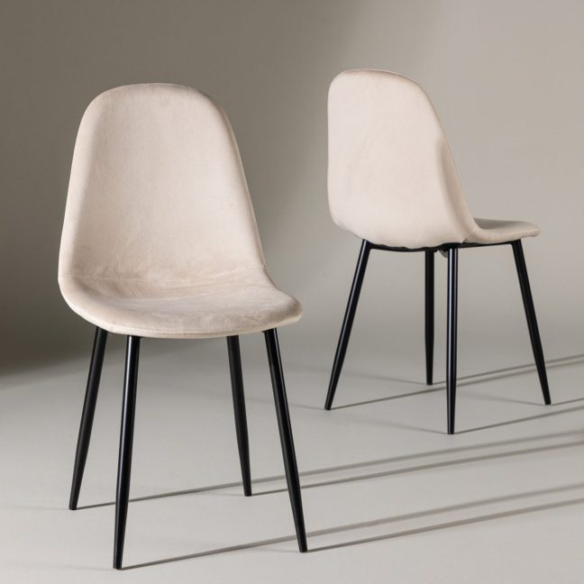 Söögitoolid Polar 2tk 53x88x46 cm Beež