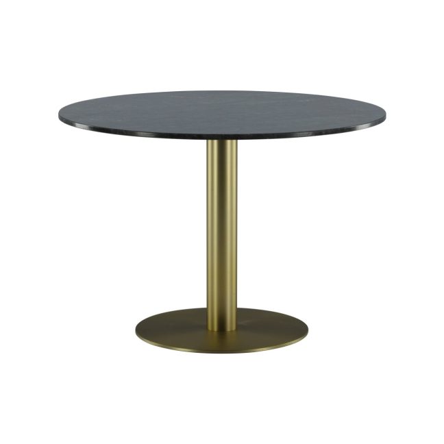 Ümmargune söögilaud Estelle ø106 cm Tume Hall