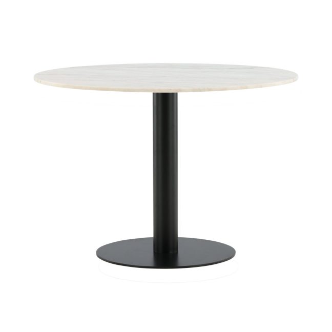 Ümar söögilaud Estelle 106cm Valge