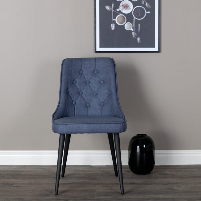 Söögitool 2tk 66x50x89 cm sinine