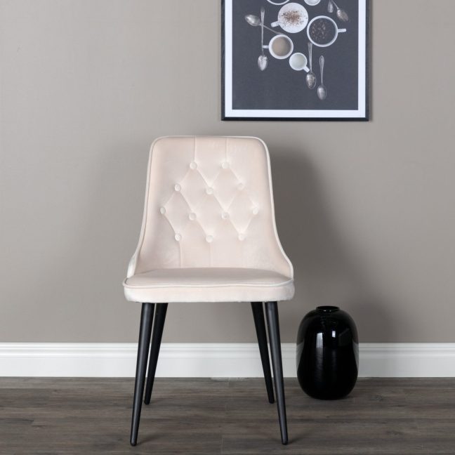 Söögitoolid Deluxe 2tk 66x50x89 cm beež