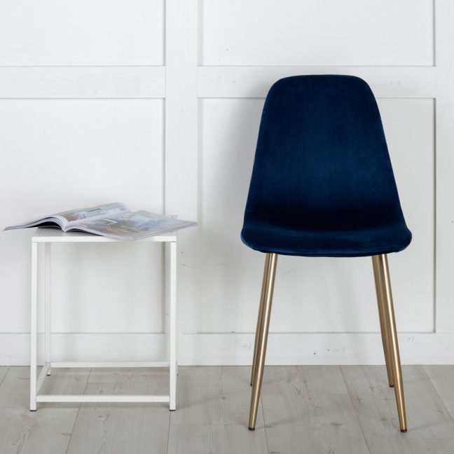 Söögitoolid Matstol 2tk 53x88x46 cm Sinine