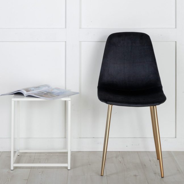 Söögitoolid Matstol 2tk 53x88x46 cm Must