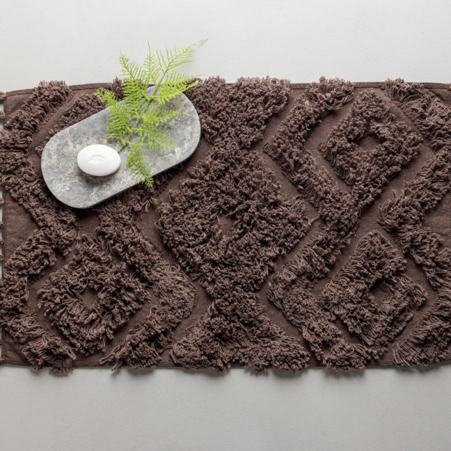 Vannitoa vaip Hilma Puuvill 50x80 cm Pruun