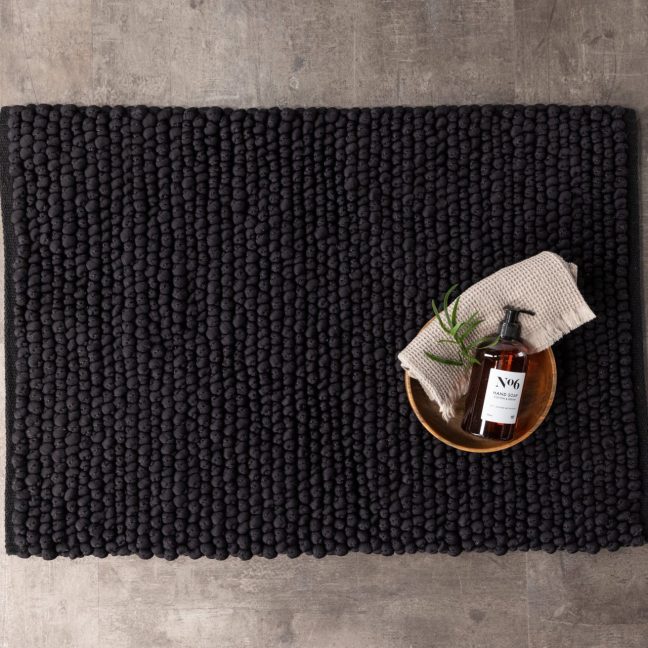 Vannitoa vaip Wilmer 50x80 cm Must