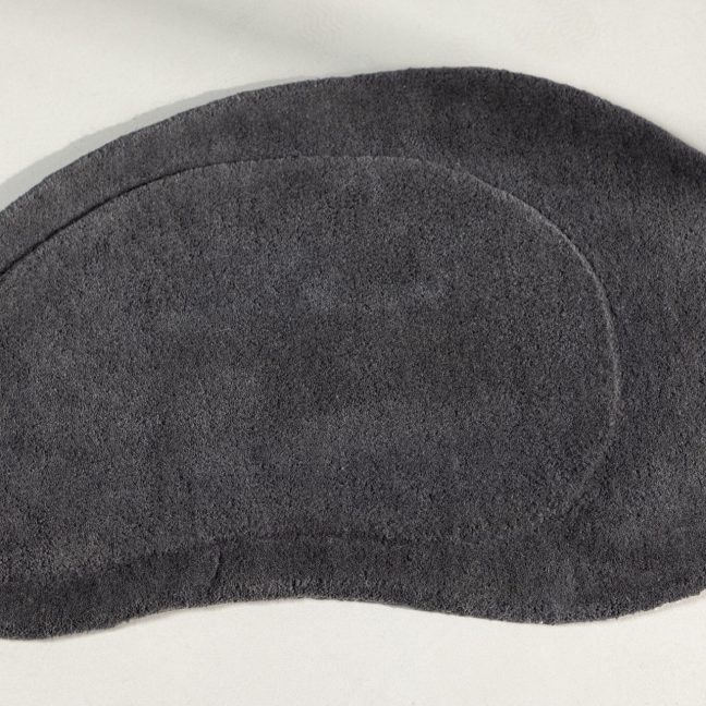 Villane vaip Sten 50x75 cm Tume Hall