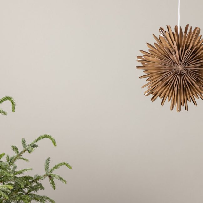 Rippvalgusti Sälen 35 cm Pruun