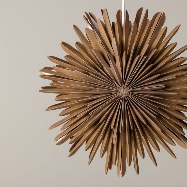 Rippvalgusti Sälen 35 cm Pruun