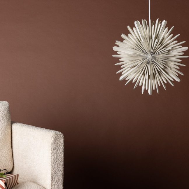 Rippvalgusti Sälen 46cm beež