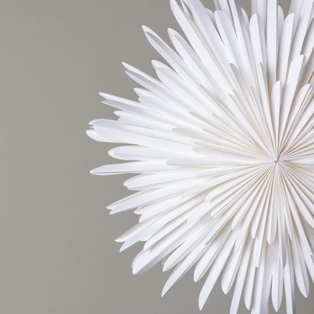 Rippvalgusti valge Sälen 60 cm