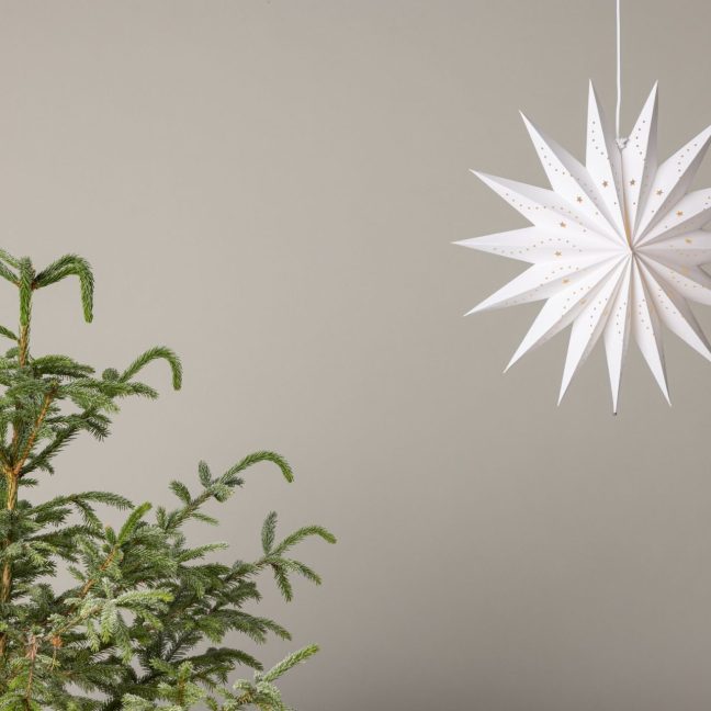 Rippvalgusti valge Lindvallen 51 cm