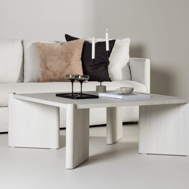 Kohvilaud valge Rogaland 100x40 cm