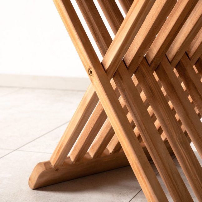 Kokkupandav aialaud Ghana 40x40 tiikpuu