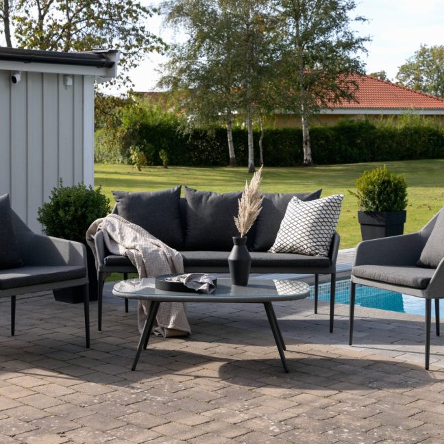 Aiamööbli komplekt Spoga 75x79x72 Must