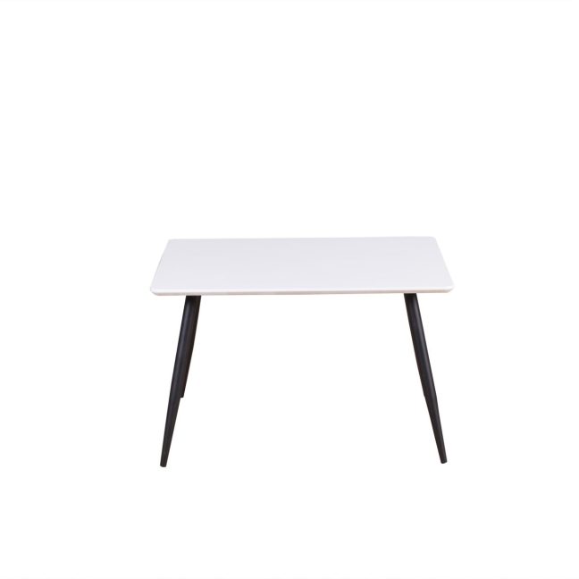 Valge söögilaud Polar 80x60 cm