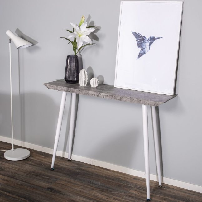 Konsoollaud valge Edge 80x110x30 cm
