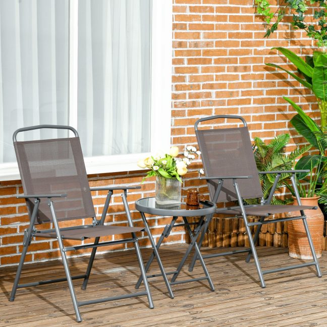 Aiamööbli komplekt Bistro pruun