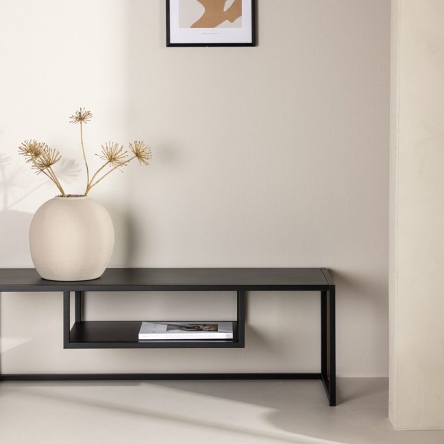 TV alus Riverside 120x40 cm Must