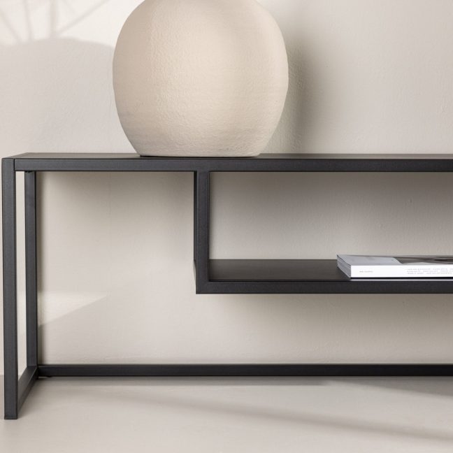 TV alus Riverside 120x40 cm Must