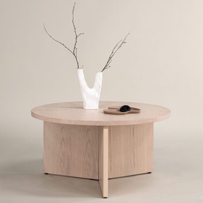 Ümmargune diivanilaud Saltö ø65 cm