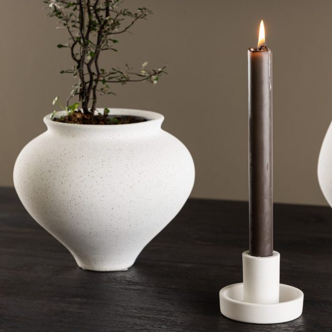 Küünlajalg Ceco ø11 cm Valge