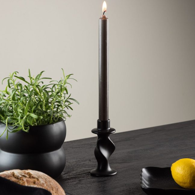 Küünlajalg must Glory 2x6x12 cm Matt