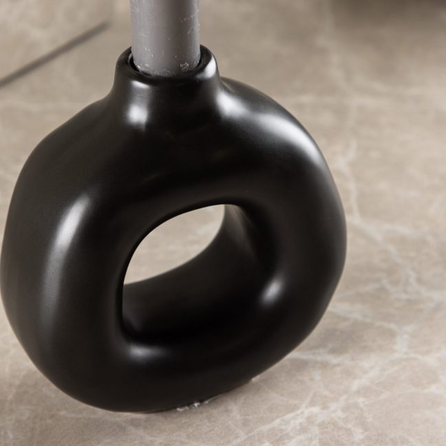 Küünlajalg must Judi 13x13x6 cm