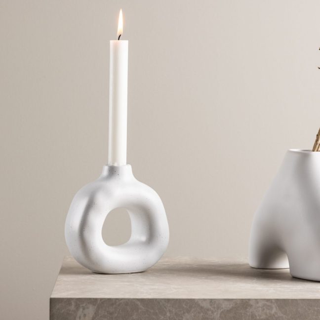 Küünlajalg Judi 13x6x13 cm Valge