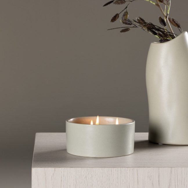 Lõhnaküünal Douglas 13x6 cm Helehall