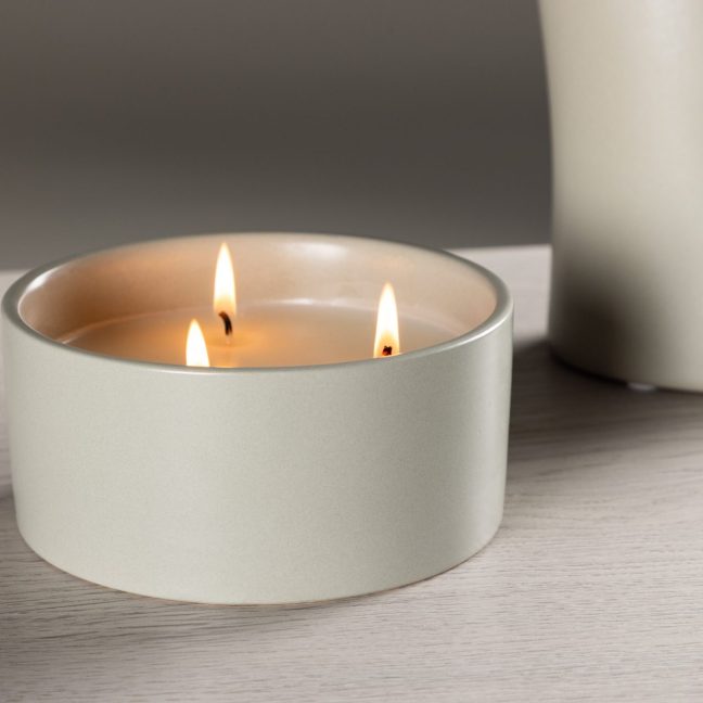 Lõhnaküünal Douglas 13x6 cm Helehall