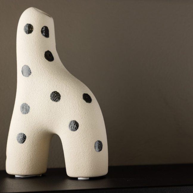 Vaas Aya 16x9 cm Valge