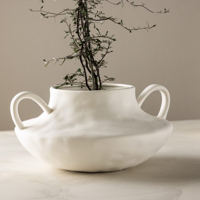 Lillepott Holda 31x29x15 cm Valge