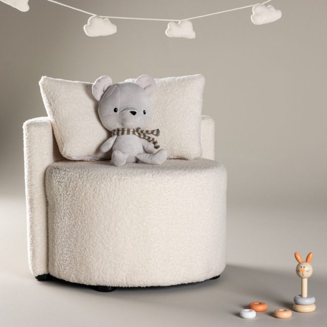 Laste diivan Kelso Kids 56x55.5 Valge