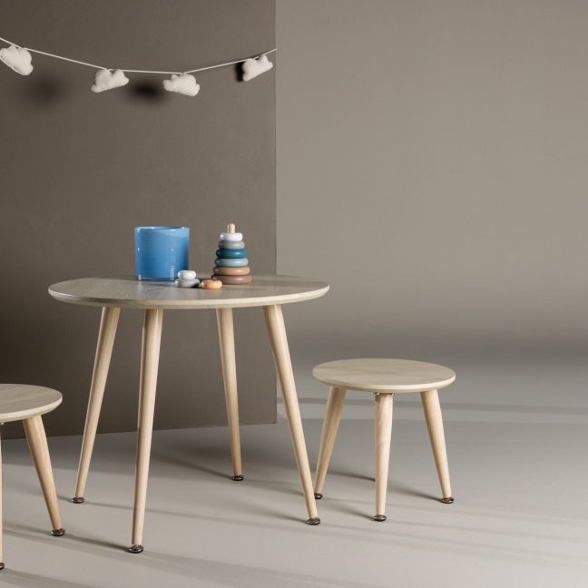 Laste lauakomplekt 60 cm valge