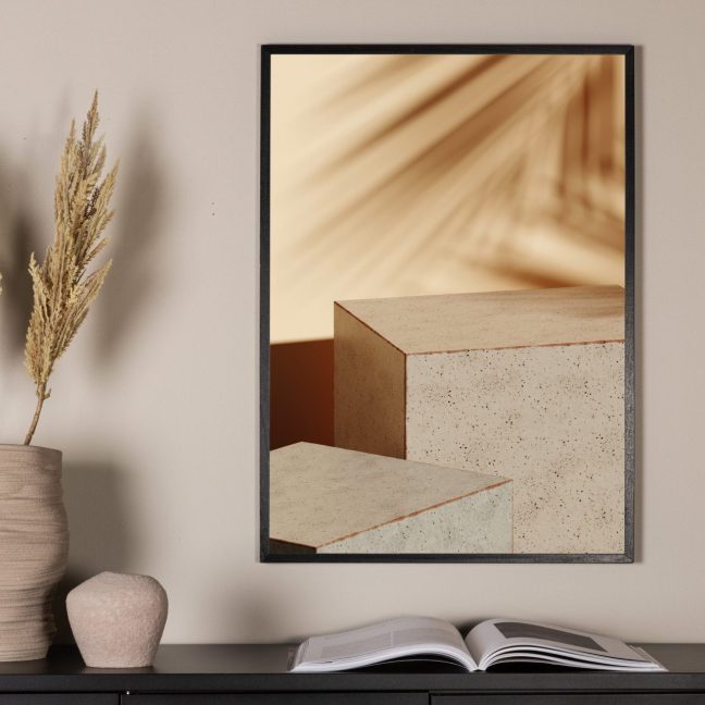 Seinapilt Sunflow 21x30 cm Beež