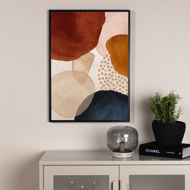 Seinapilt Ringid 21x30 cm Beež