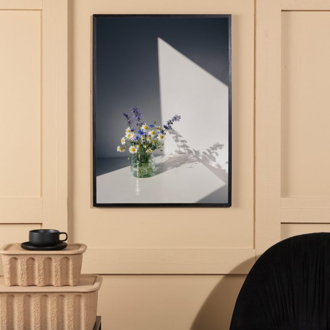 Seinapilt Lilled 21x30 cm Valge