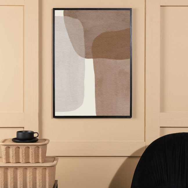 Seinapilt Ruudud 30x40 cm Beež