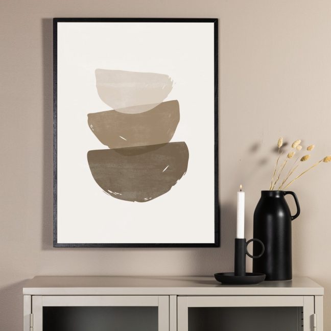 Seinapilt Pintslitõmbed 70x100 cm Beež