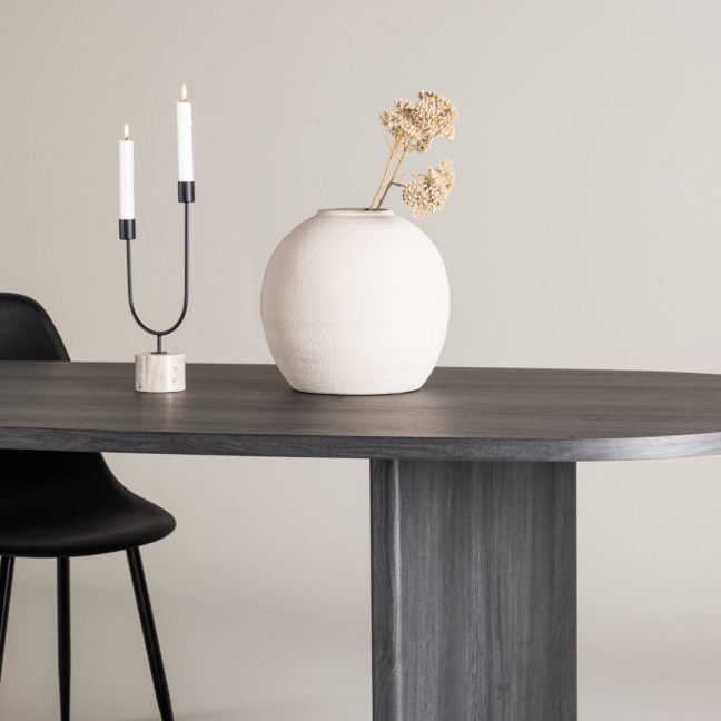 Suur söögilaud Grönvik 220x100 cm Must