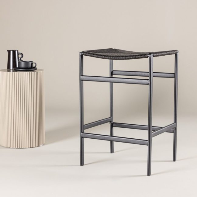 Baaritool must Polly 2tk 45x40x66 cm