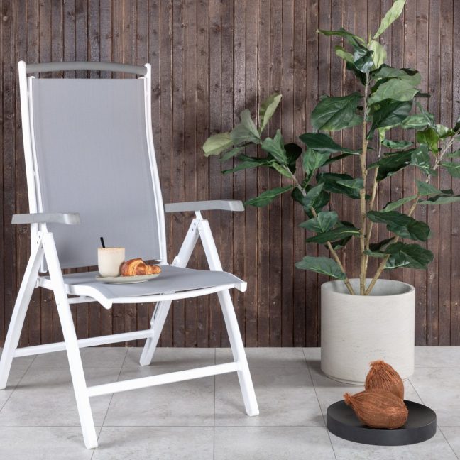 Metallist aiatoolid Albany 2tk valge