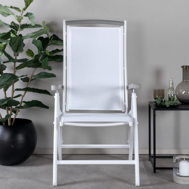 Metallist aiatoolid Albany 60x60x110 Valge