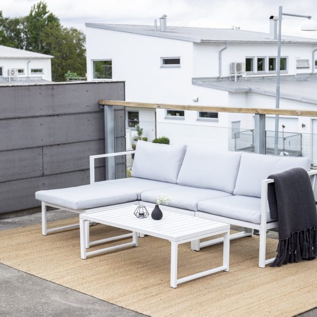 Aiamööbli komplekt Salvador valge