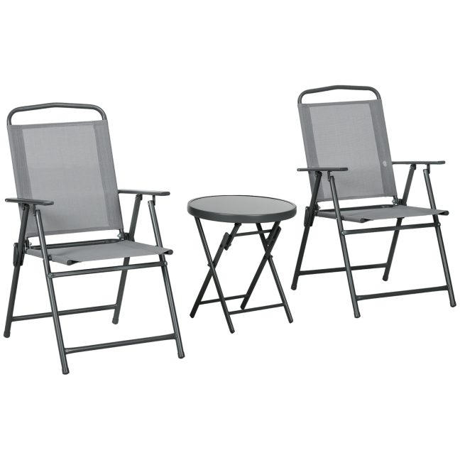 Aiamööbli komplekt 54 x 64 x 93 Helehall