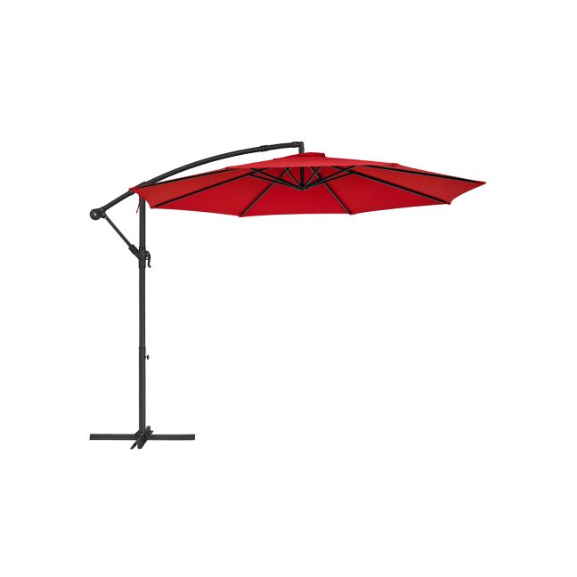 Päikesevari terrassile 300 cm Punane